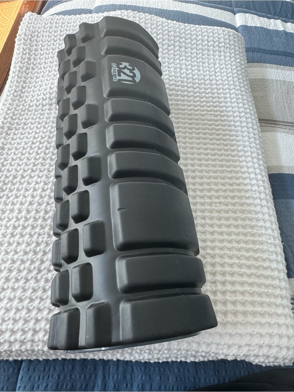 RumbleRoller Textured Black Foam Roller